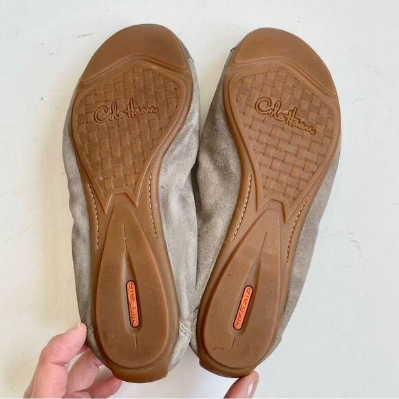 Cole Haan Air Jenni Ballet Flats Dark Grey Iron Sz 6B Quiet Luxury - Picture 7 of 12